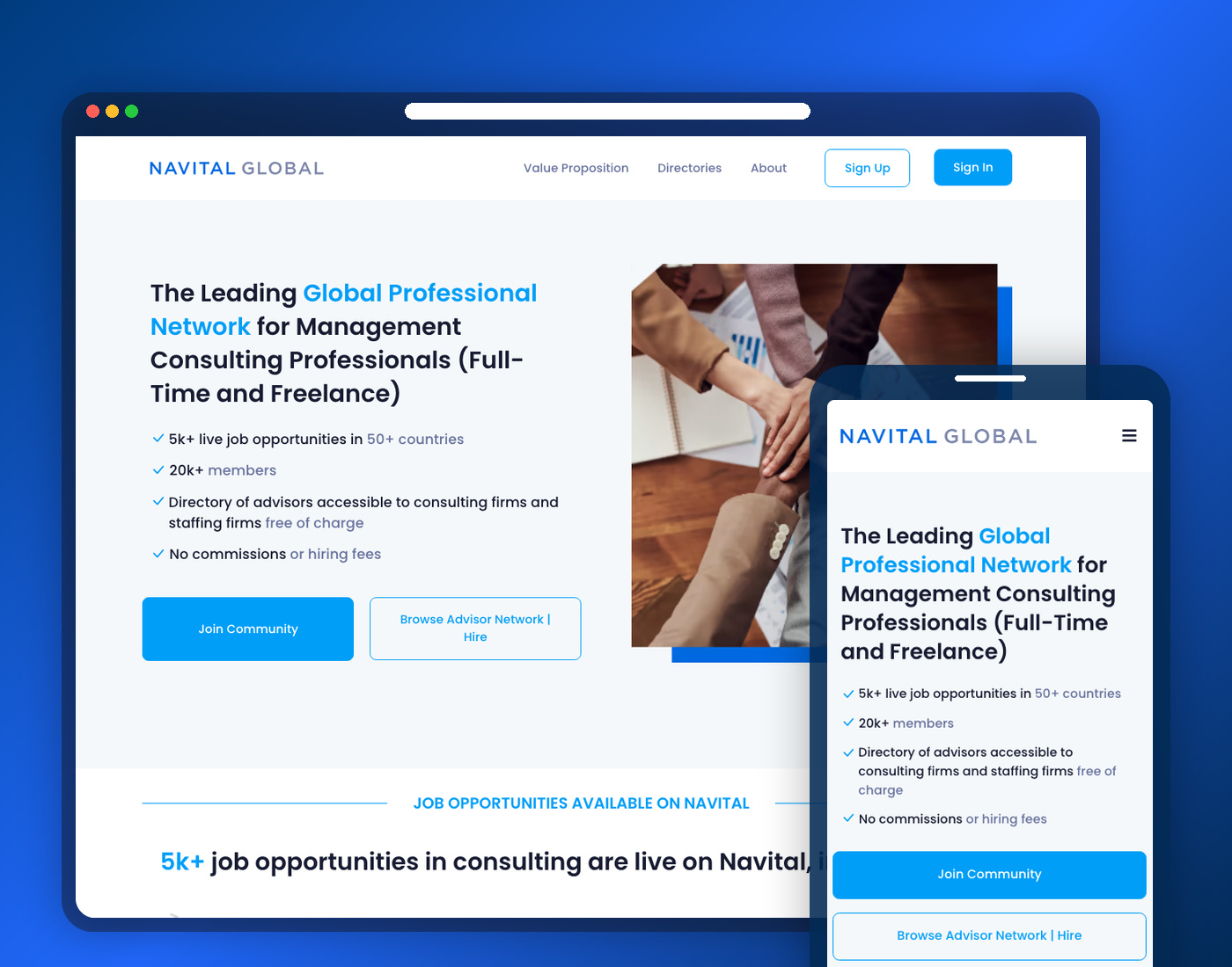 Navital Global consulting talent platform
